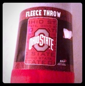 NCAA (OHIO ST) FLEECE THROW BLANKET